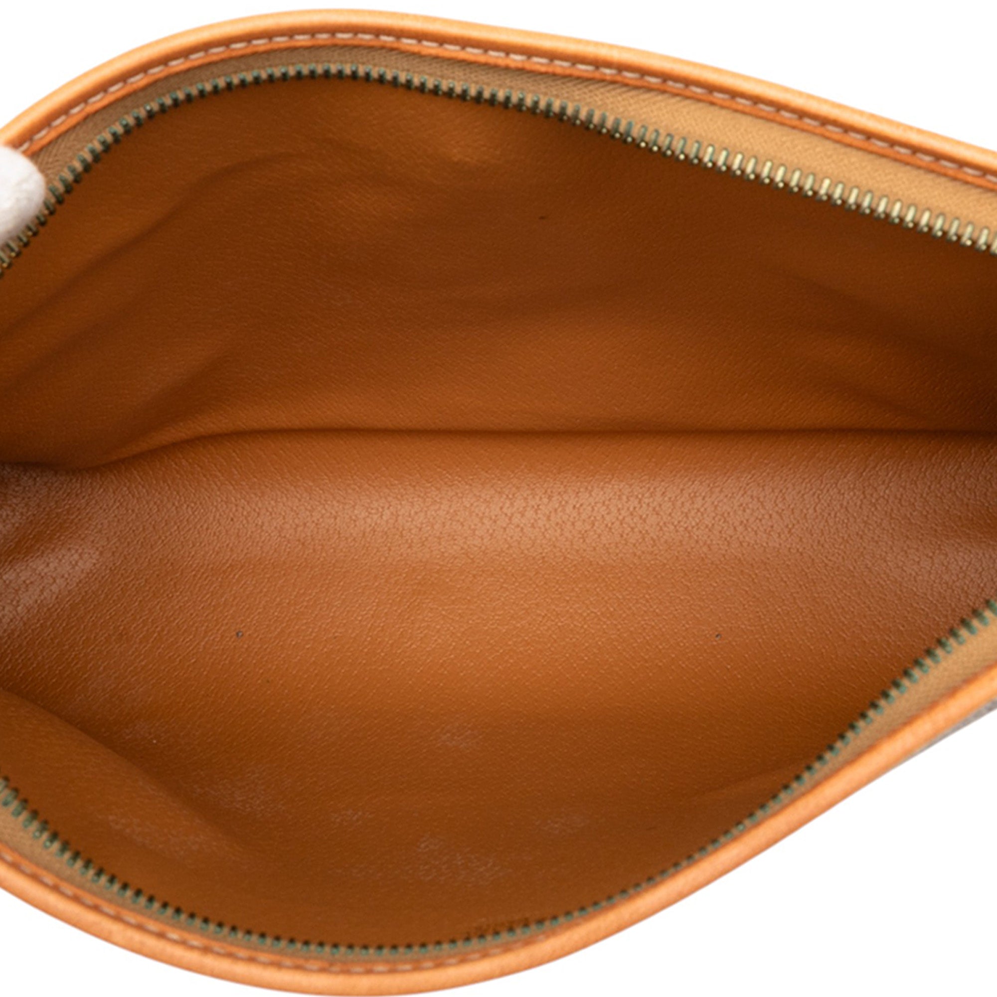 Macadam Coated Canvas Clutch