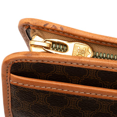 Macadam Coated Canvas Clutch