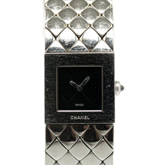 Quartz Stainless Steel Matelasse Watch