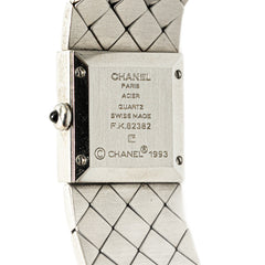 Quartz Stainless Steel Matelasse Watch