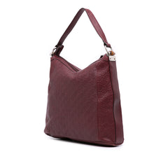 Guccissima Bamboo D Ring Hobo