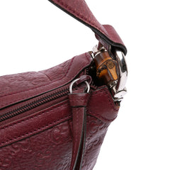Guccissima Bamboo D Ring Hobo