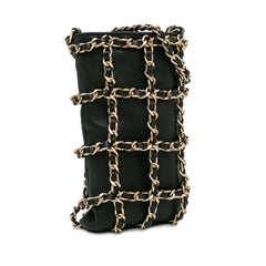 Lambskin Tech Me Out Clutch With Chain_1