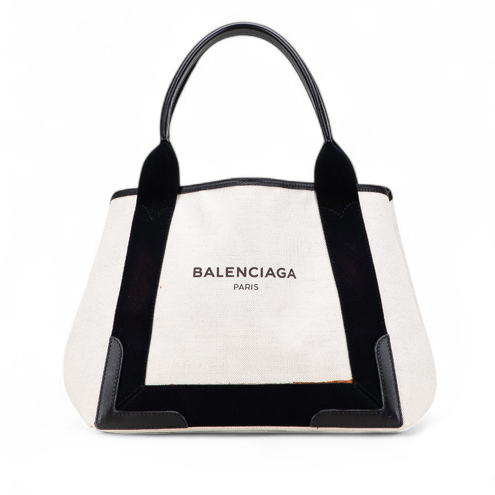 Canvas Navy Cabas Tote S