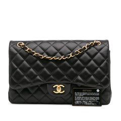 Jumbo Classic Lambskin Double Flap