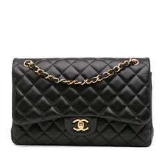 Jumbo Classic Lambskin Double Flap