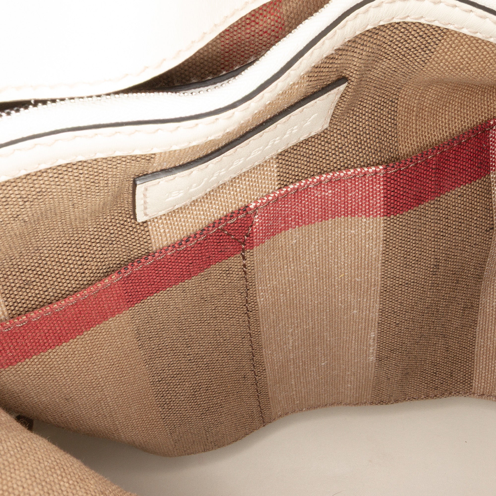 Medium Mega Check Canvas Ashby Bucket Bag