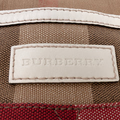 Medium Mega Check Canvas Ashby Bucket Bag