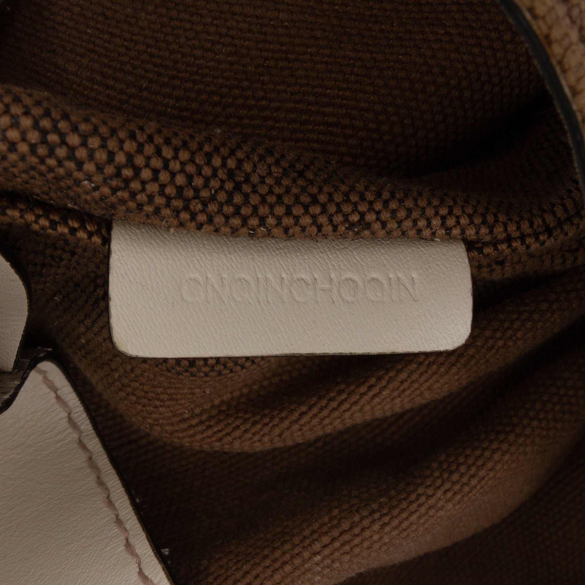 Medium Mega Check Canvas Ashby Bucket Bag