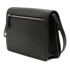 Small Leather and House Check Canvas Derby Macken Crossbody