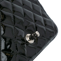 Mini Square Classic Patent Single Flap