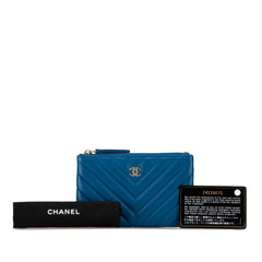 Chevron Lambskin O Case Pouch