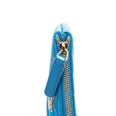 Chevron Lambskin O Case Pouch