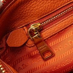 Vitello Daino Zip Top Convertible Tote