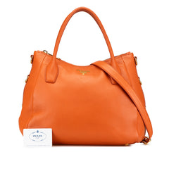 Vitello Daino Zip Top Convertible Tote