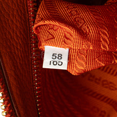 Vitello Daino Zip Top Convertible Tote