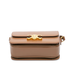 Teen Shiny Calfskin Triomphe Crossbody