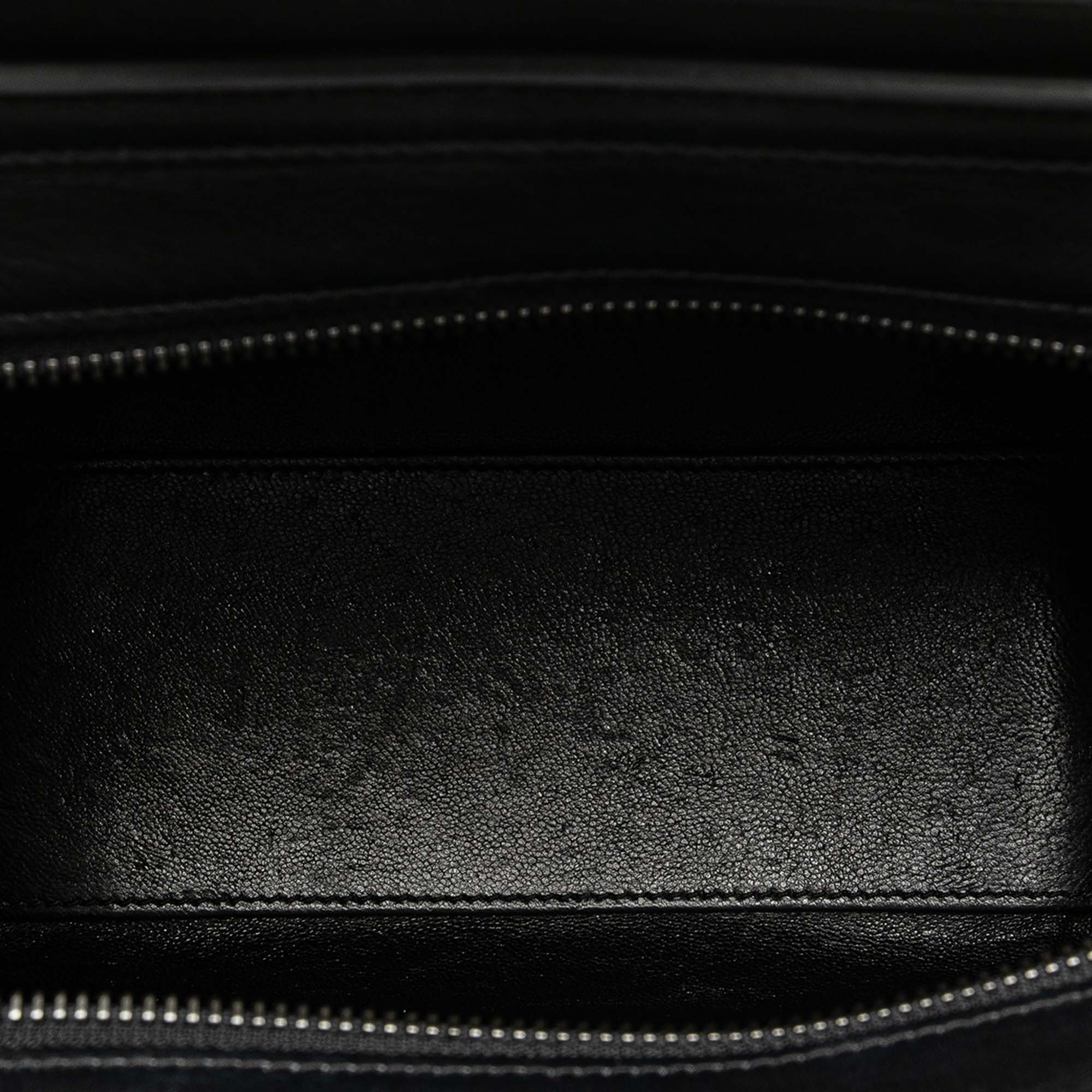 Nano Tricolor Nubuck and Calfskin Luggage Tote