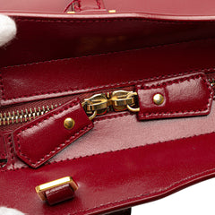 Small Leather Uptown Satchel