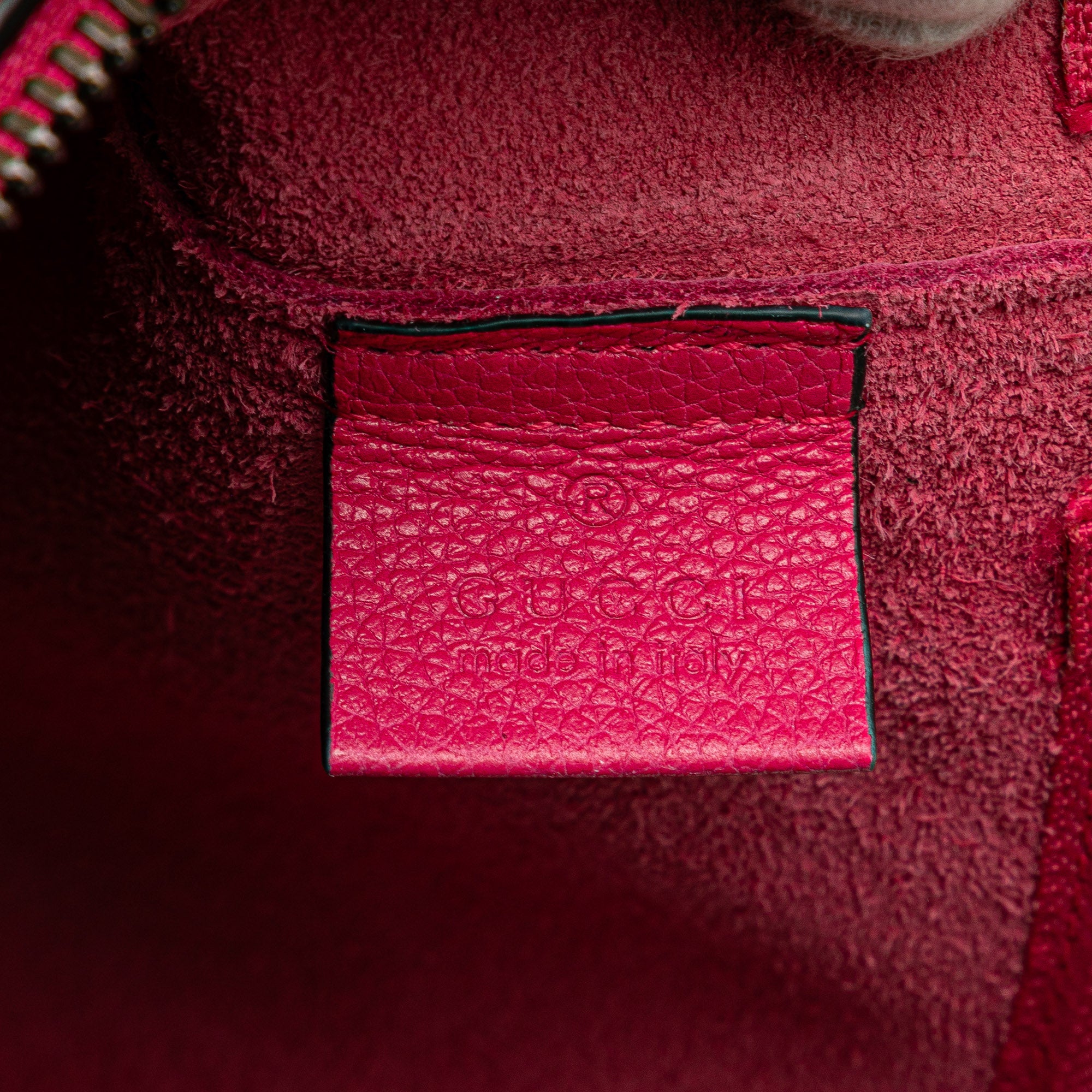 Medium Leather Logo Portfolio Clutch