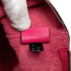 Medium Leather Logo Portfolio Clutch