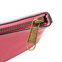 Medium Leather Logo Portfolio Clutch