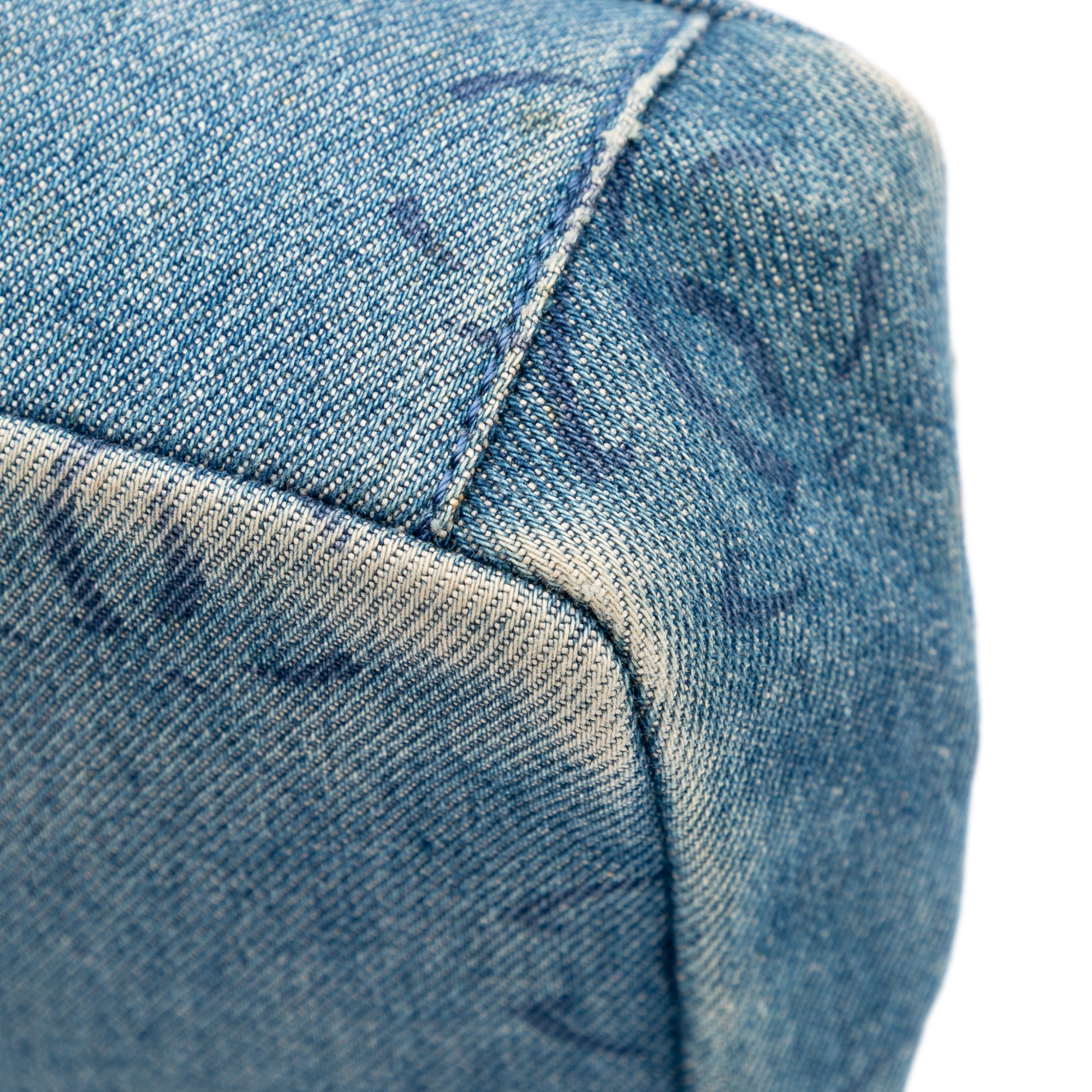 CC Printed Denim Single Flap