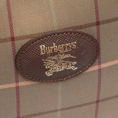 Vintage Check Canvas Clutch