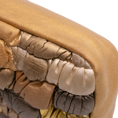 CC Metallic Lambskin Patchwork Flap