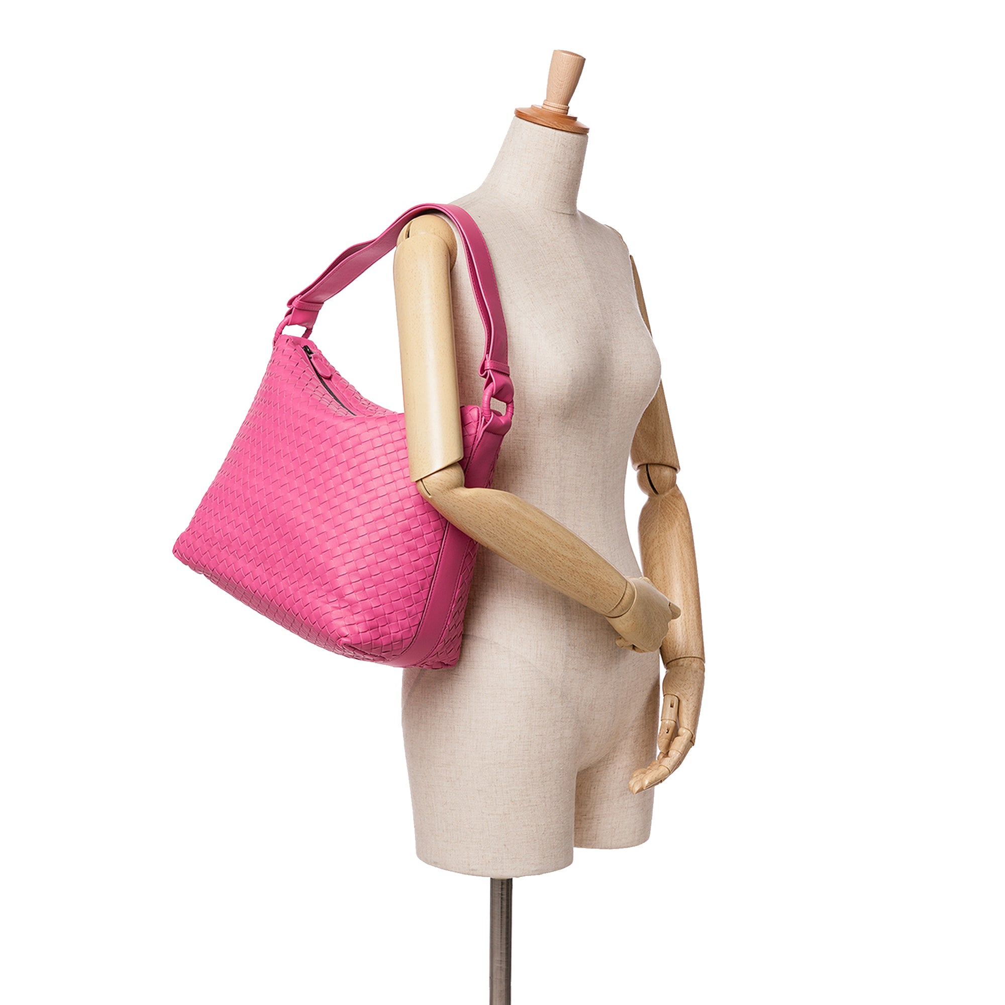 Nappa Intrecciato Shoulder Bag