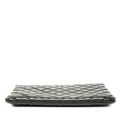Medium Quilted Patent O Case Clutch