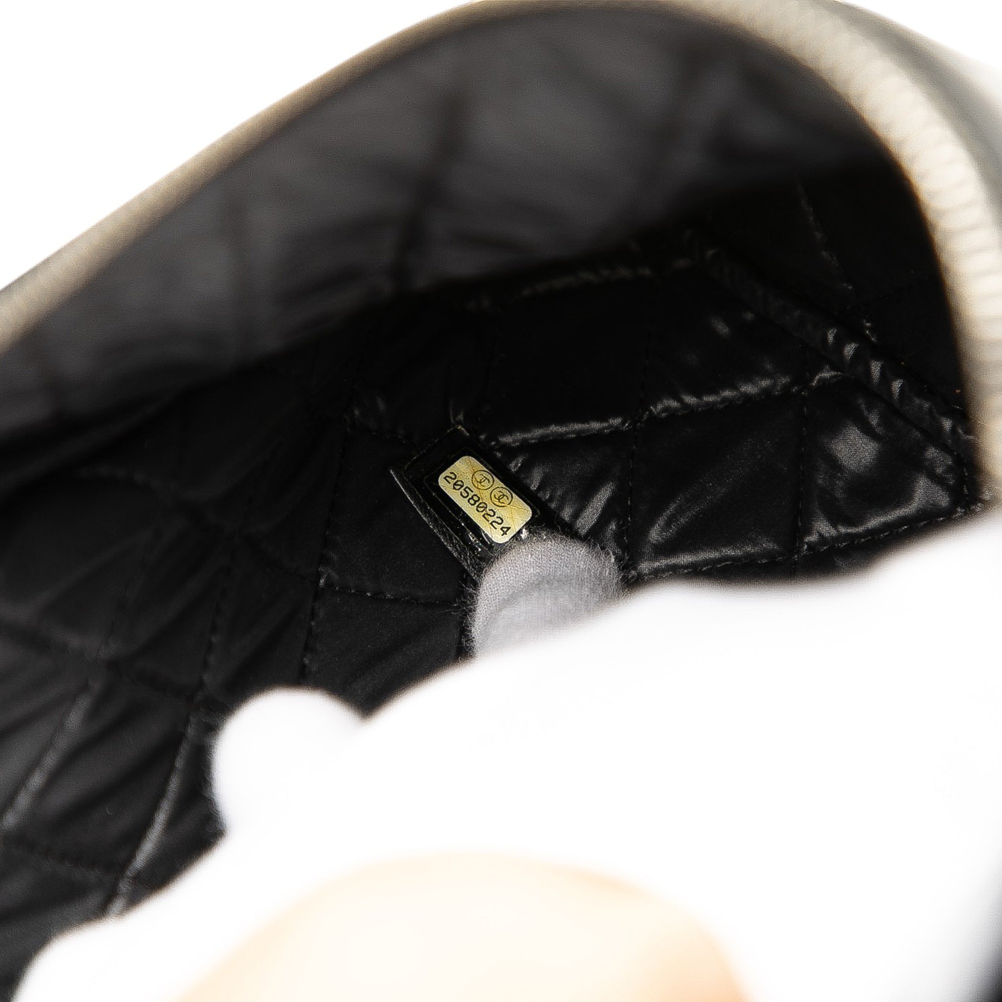 Medium Quilted Patent O Case Clutch