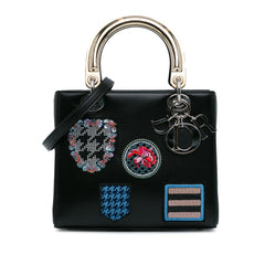 Medium Calfskin Patch Embellished Lady Dior