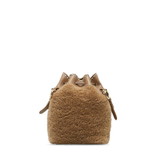 Shearling Mini Mon Tresor Bucket Bag