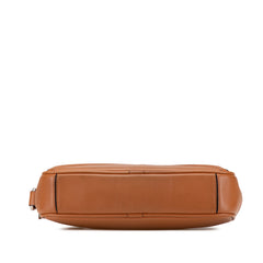Leather Puzzle Clutch