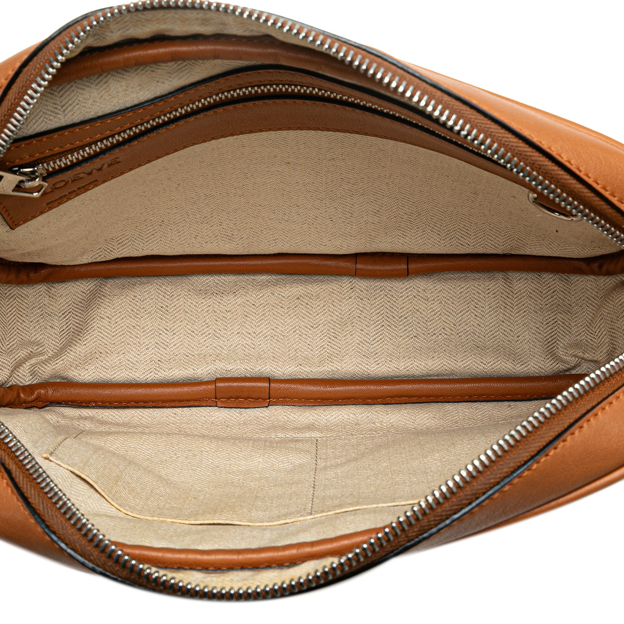 Leather Puzzle Clutch
