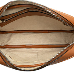 Leather Puzzle Clutch