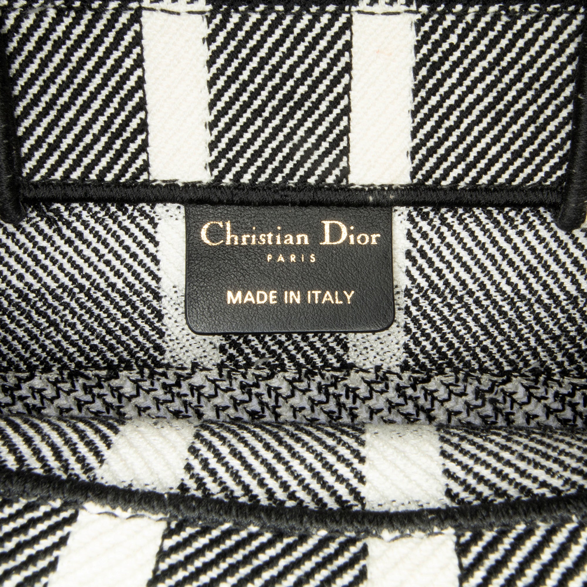 Small Check N Dior Canvas Book Tote_6