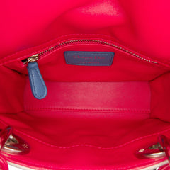 Mini Tricolor Lambskin Cannage Lady Dior