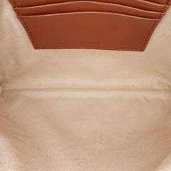 Shearling and Calfskin Logo Crossbody