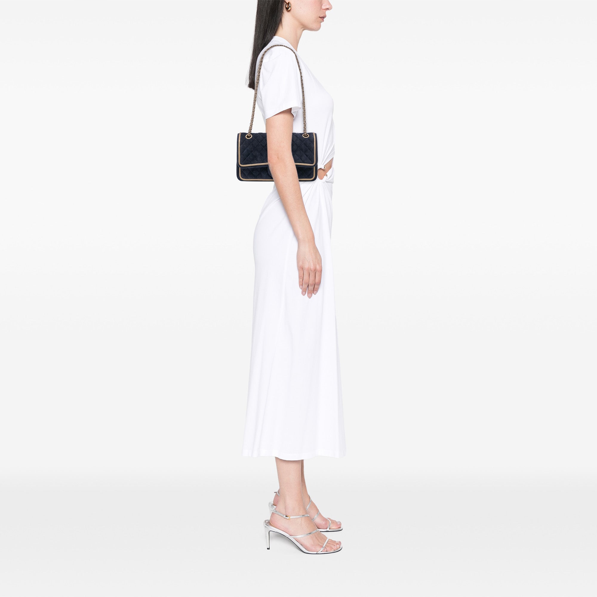 Reissue 2.55 Quilted Suede Double Flap 225