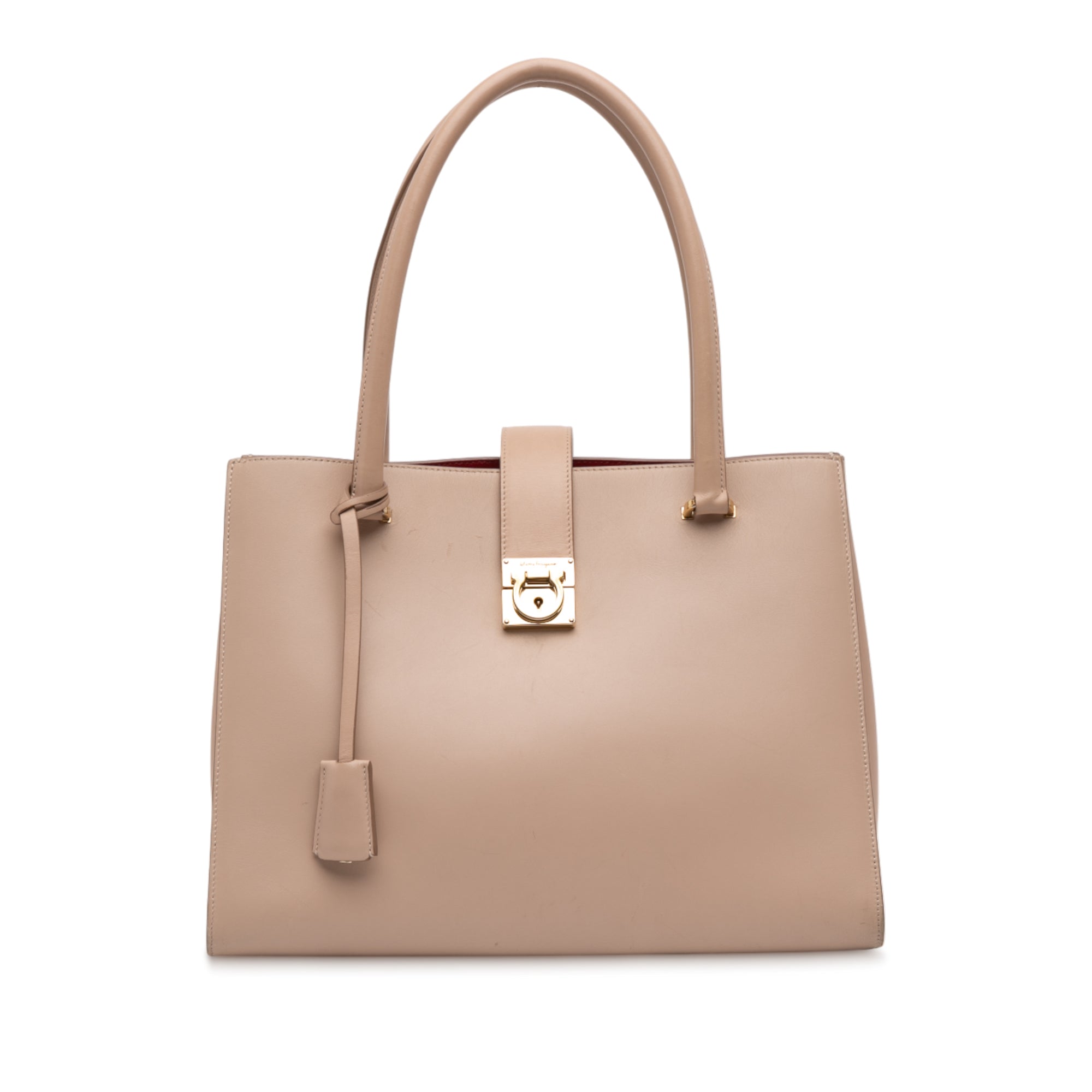 Leather Gancini Marlene Tote