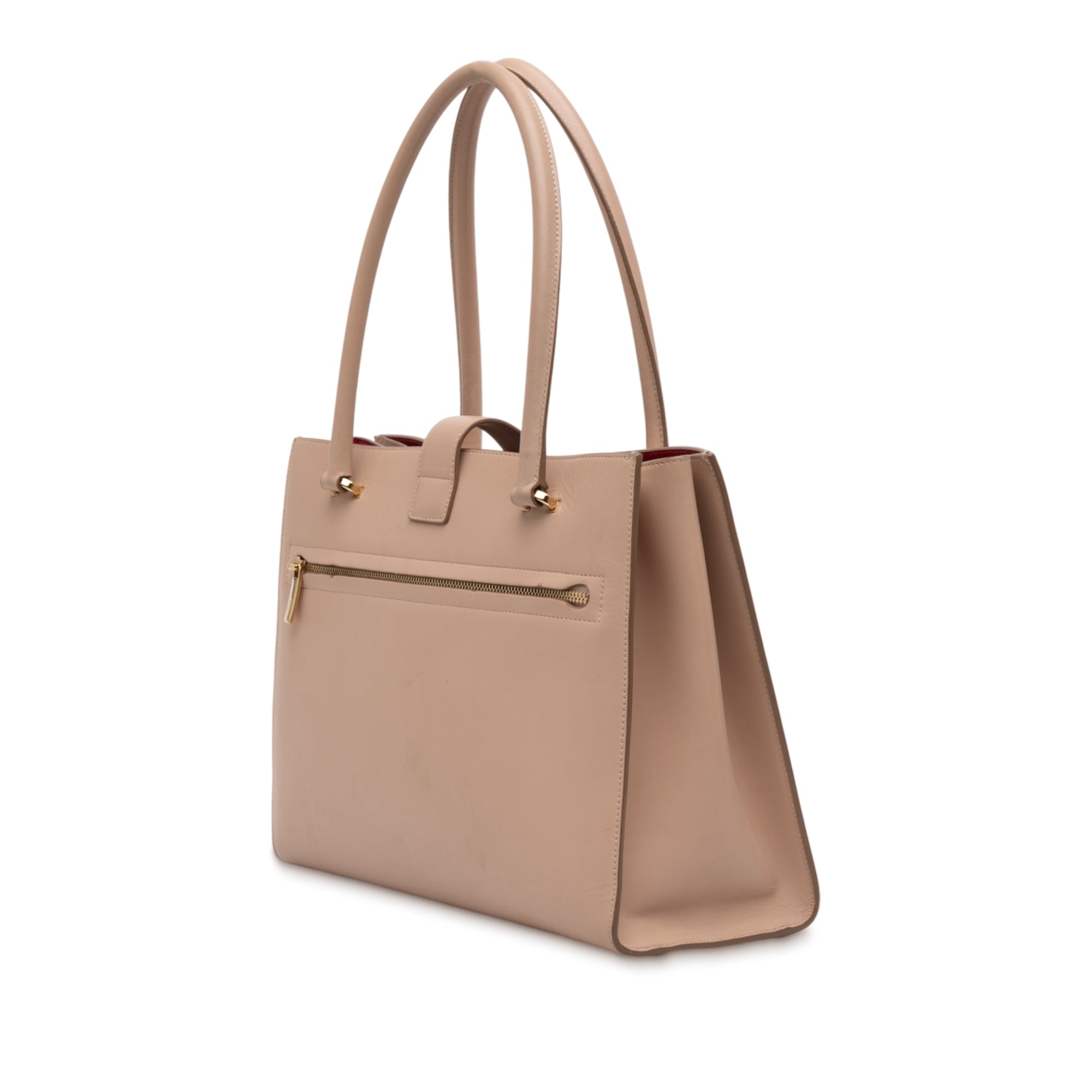 Leather Gancini Marlene Tote