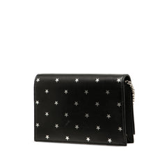 Calfskin Star Print Classic Monogram Kate Tassel Wallet on Chain