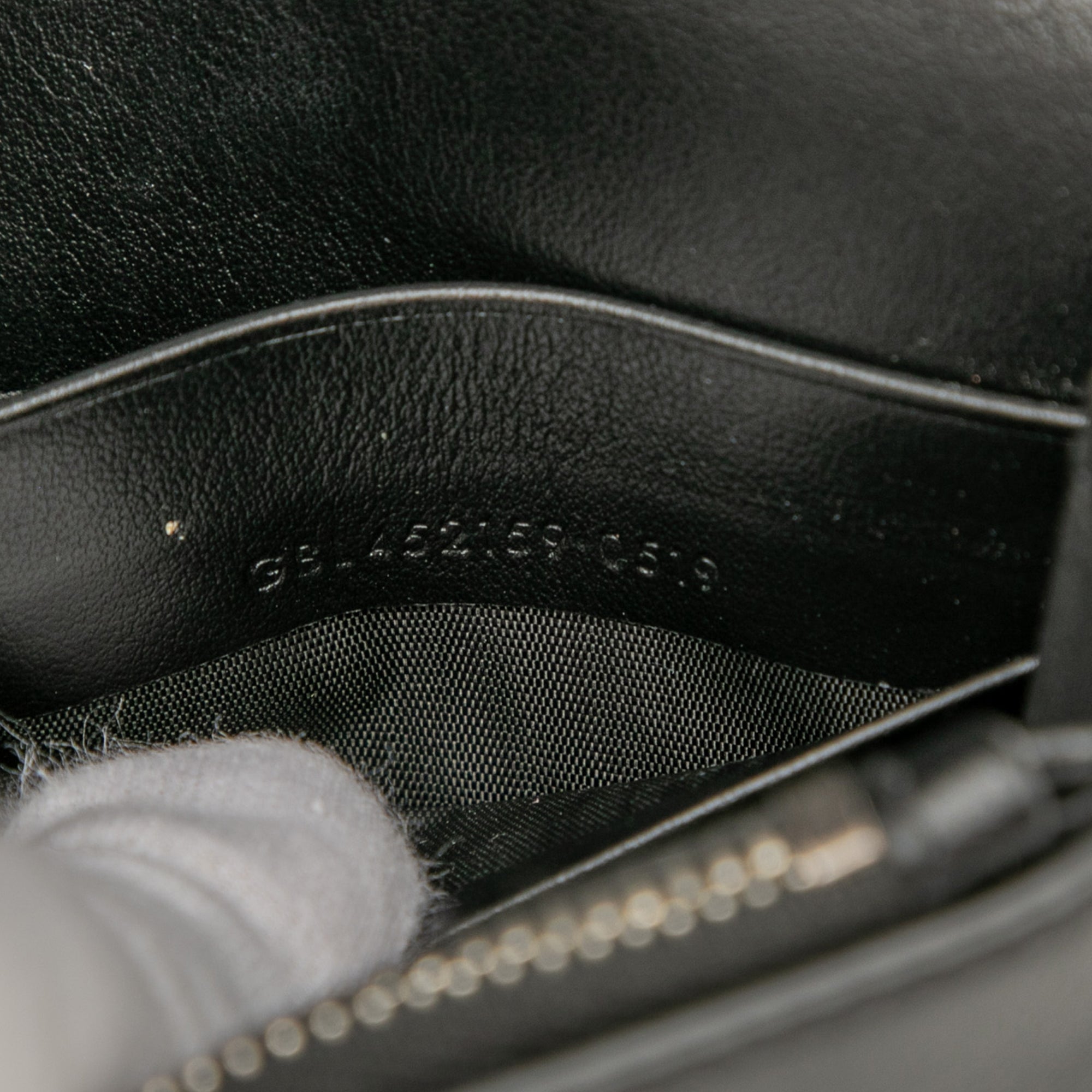 Calfskin Star Print Classic Monogram Kate Tassel Wallet on Chain