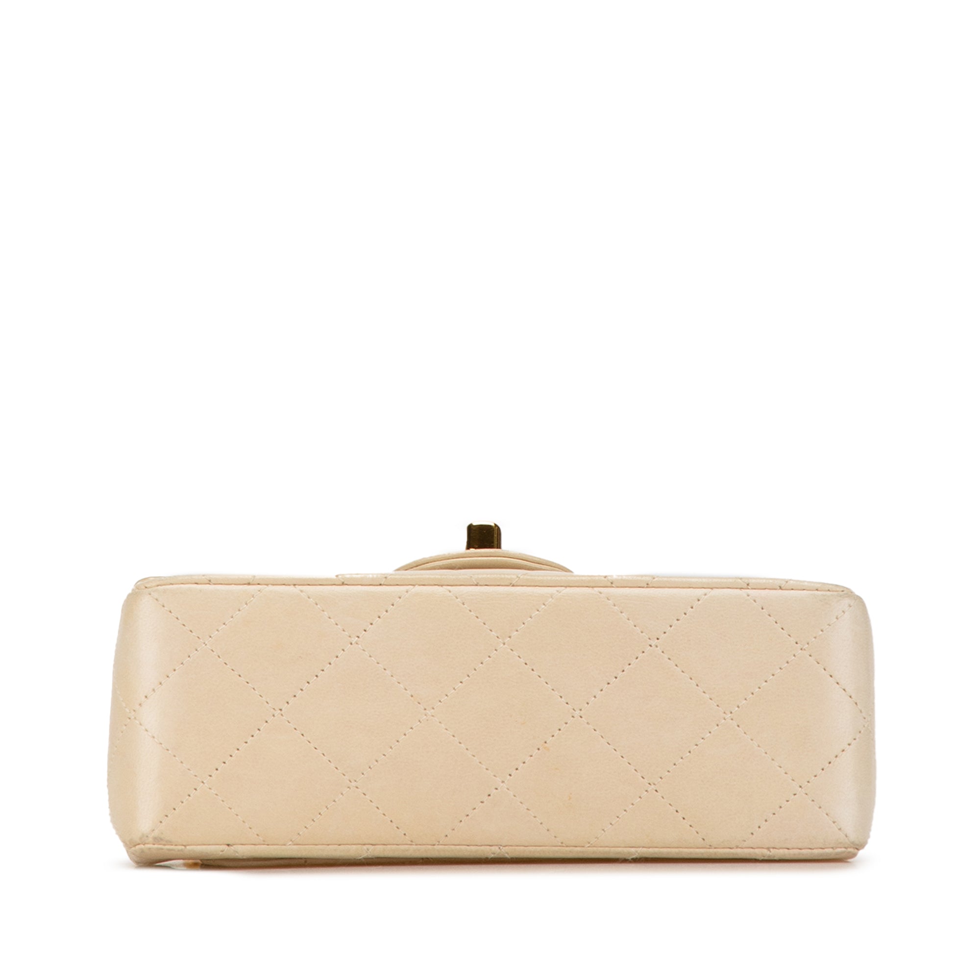 Mini Square Classic Lambskin Single Flap