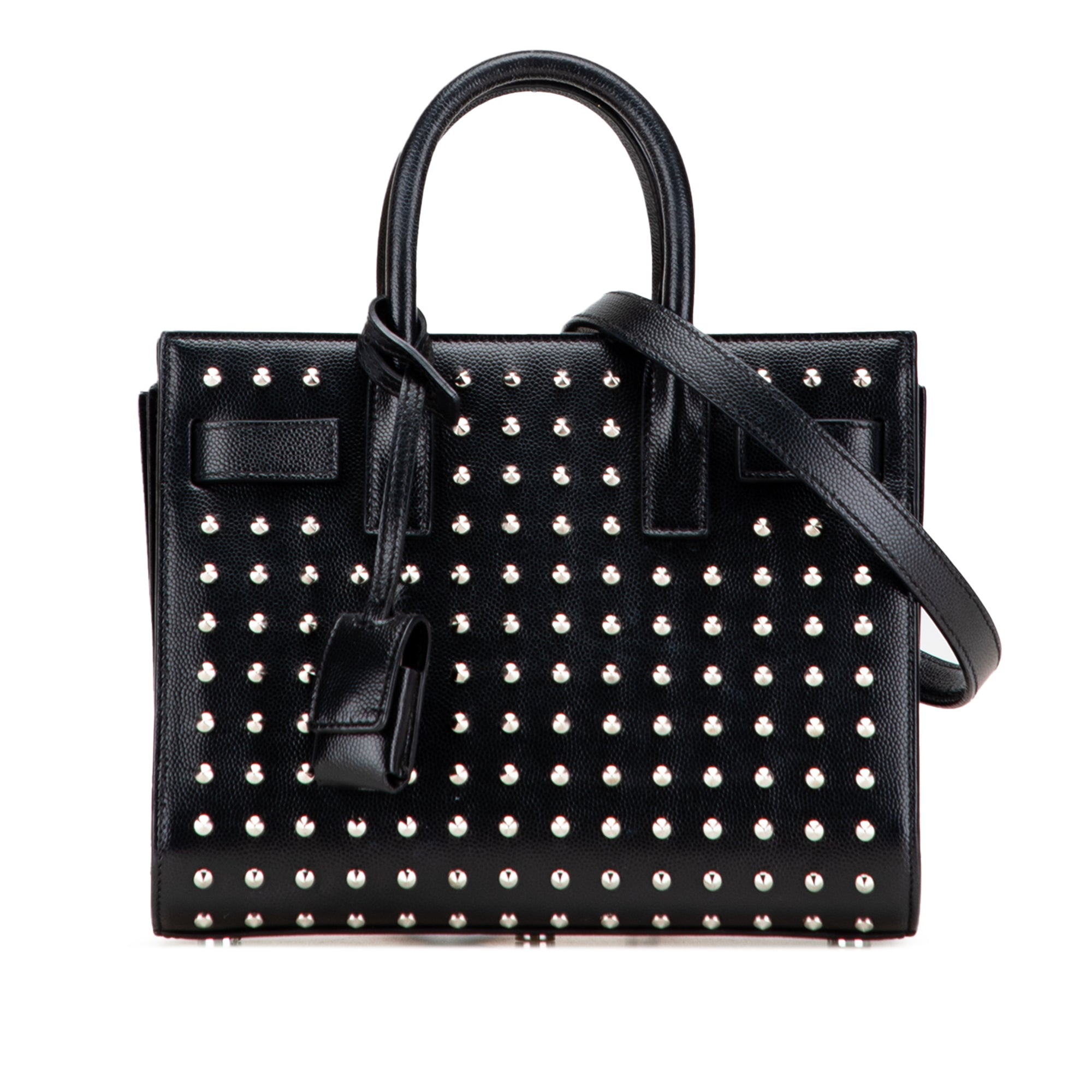 Nano Grain de Poudre Studded Sac de Jour Satchel