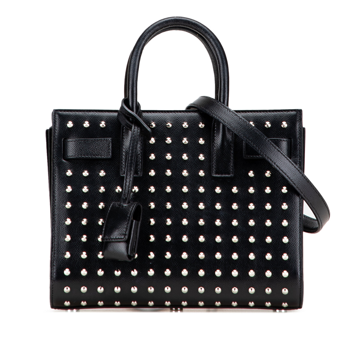 Nano Grain de Poudre Studded Sac de Jour Satchel