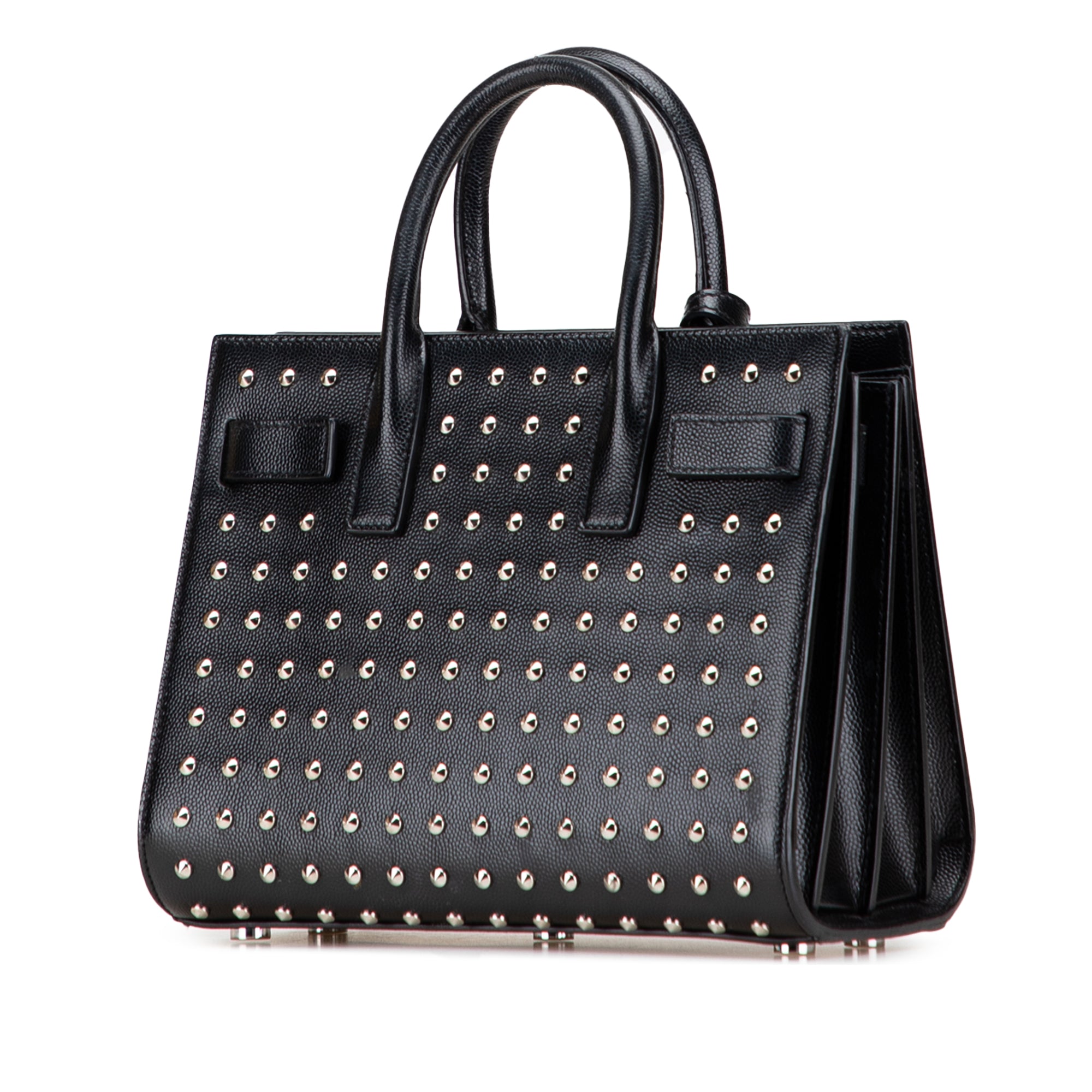 Nano Grain de Poudre Studded Sac de Jour Satchel