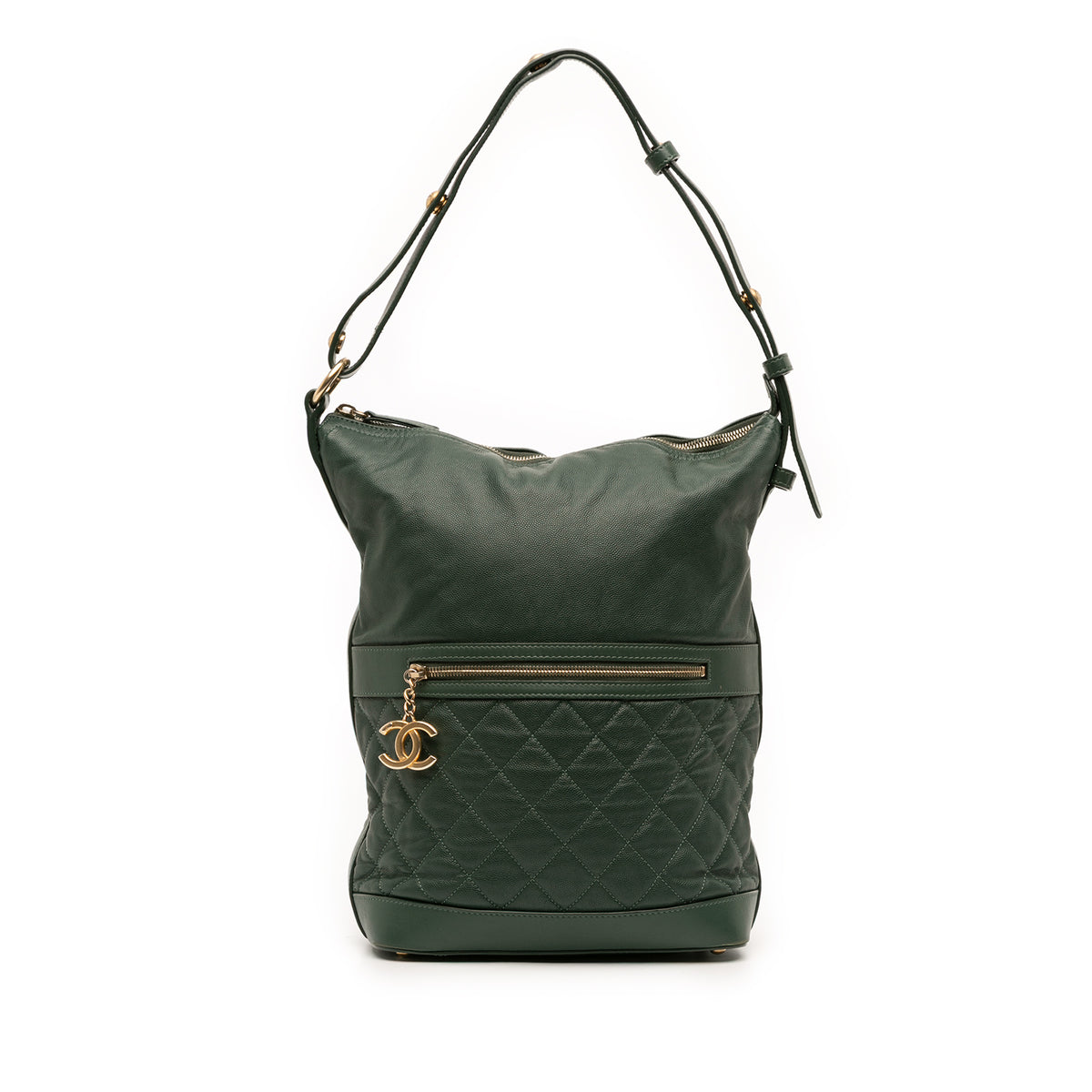 CC Quilted Caviar Casual Style Hobo